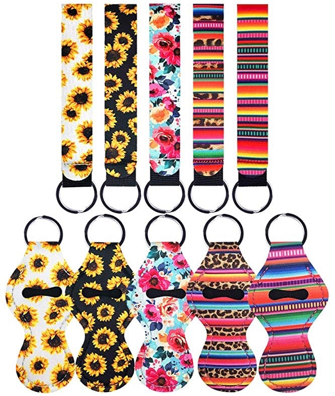Key chain & Lip Balm Holder Set